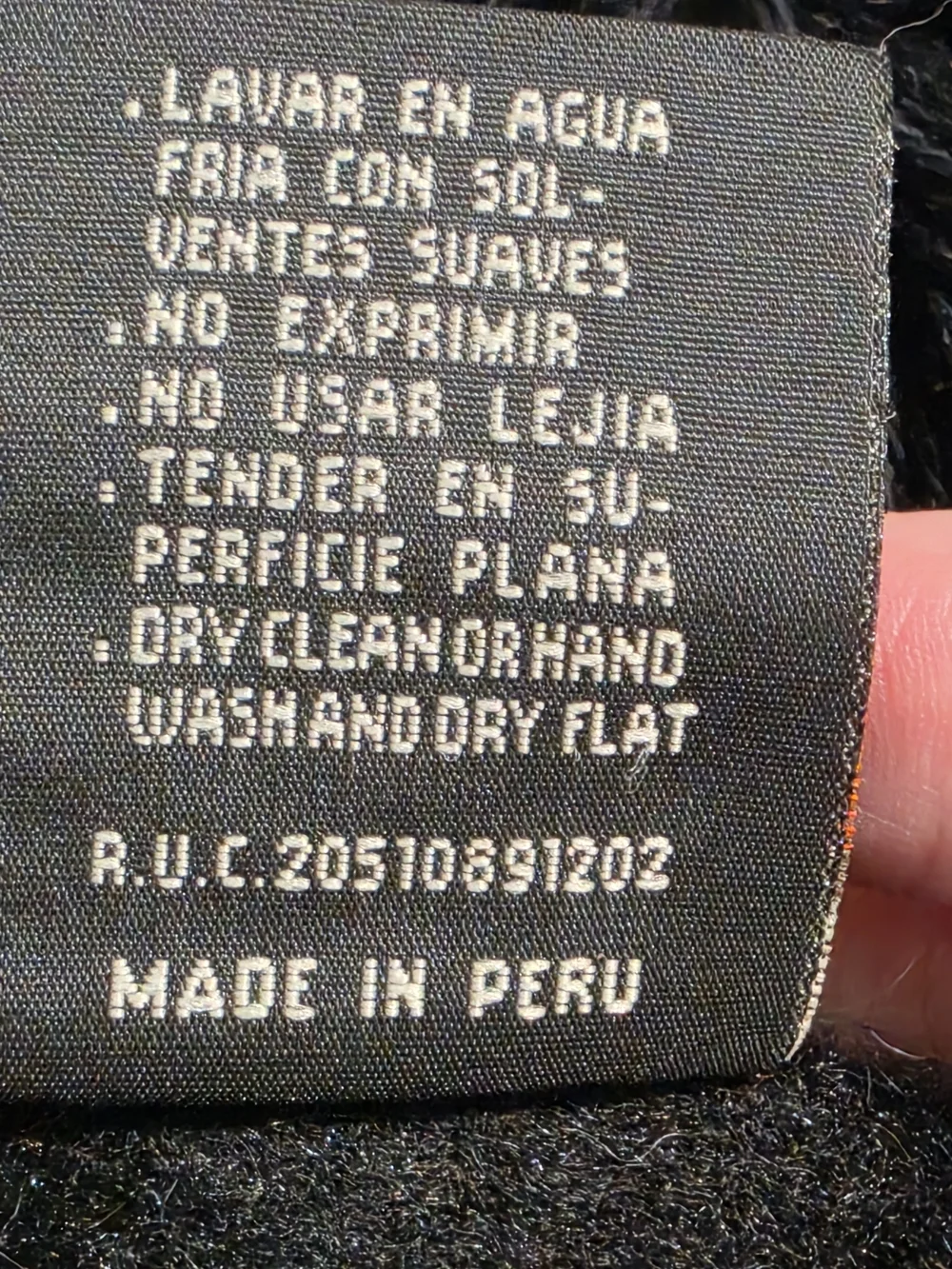 Alpaca Camargo one size